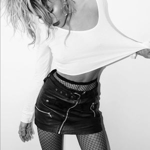 Rat & Boa I.AM.GIA Christy Leather Skirt XS